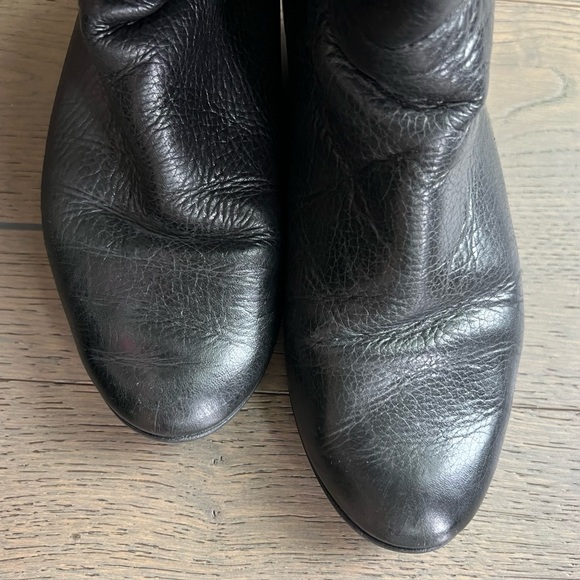 Steve Madden Intyce Cognac and Black Leather Boot Bundle- size 7 - Picture 6 of 7